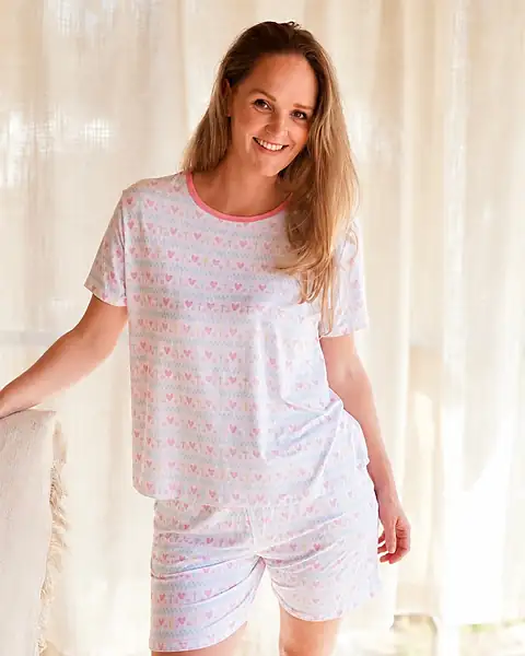 Faithful Hearts · T-Shirt & Shorts Set · Adult · Cotton