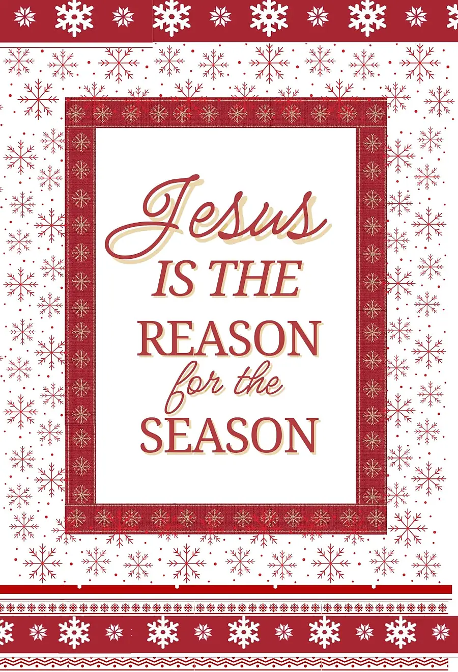 Jesus is the Reason · Christmas Card, photo 2 of 2