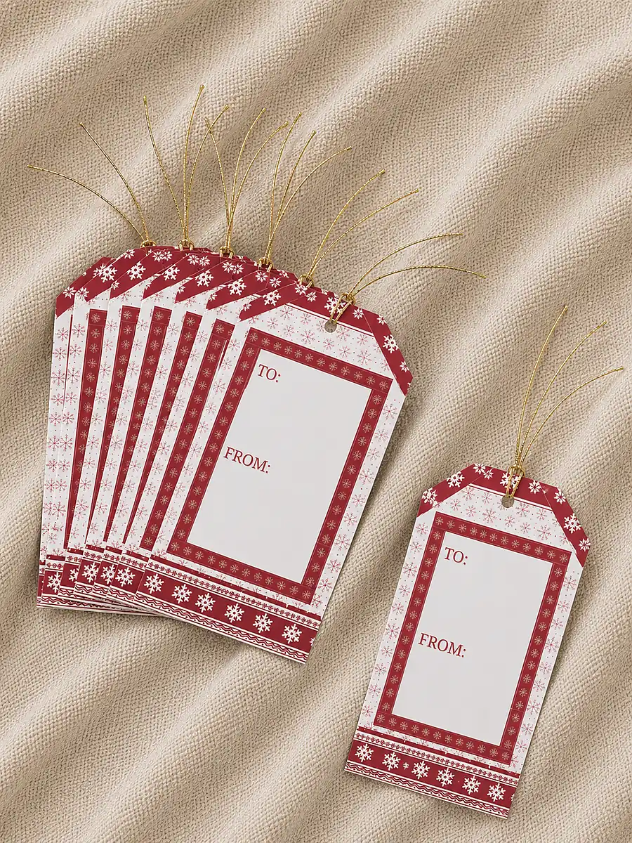 Jesus Is The Reason · Gift Tags, product mock-up 2 of 2