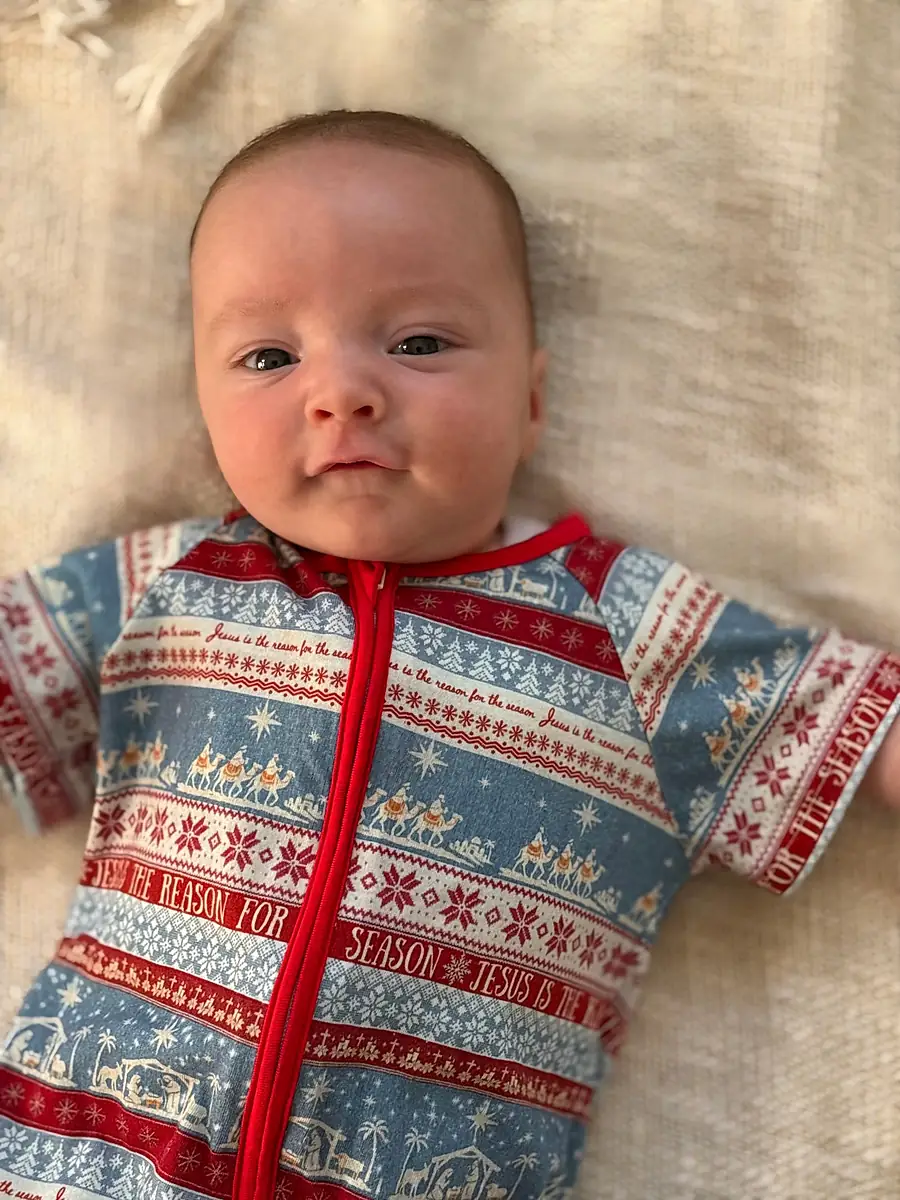 O Holy Night · Baby Romper · Cotton, photo 3 of 6