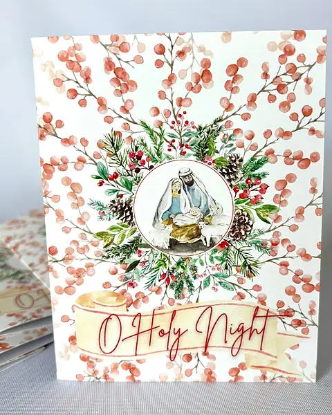O Holy Night · Cherries Christmas Cards