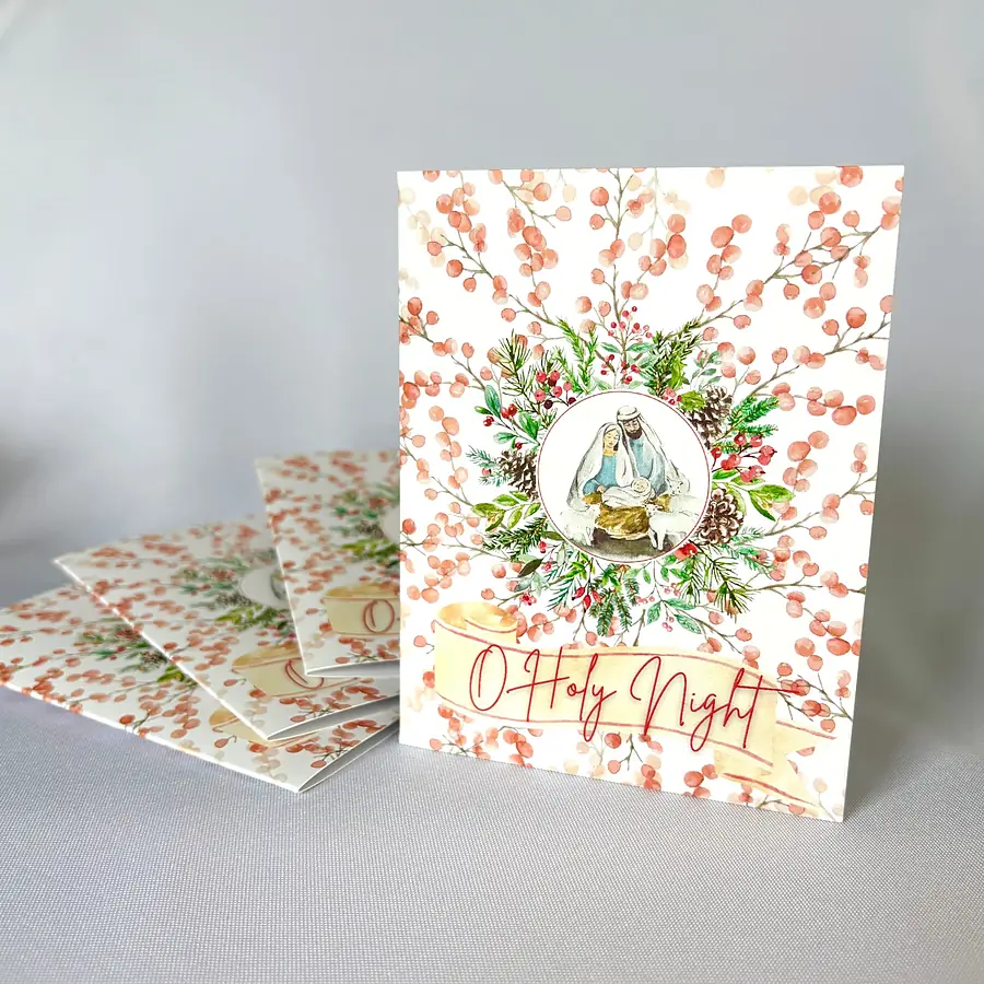 O Holy Night · Cherries Christmas Cards, photo 2 of 3