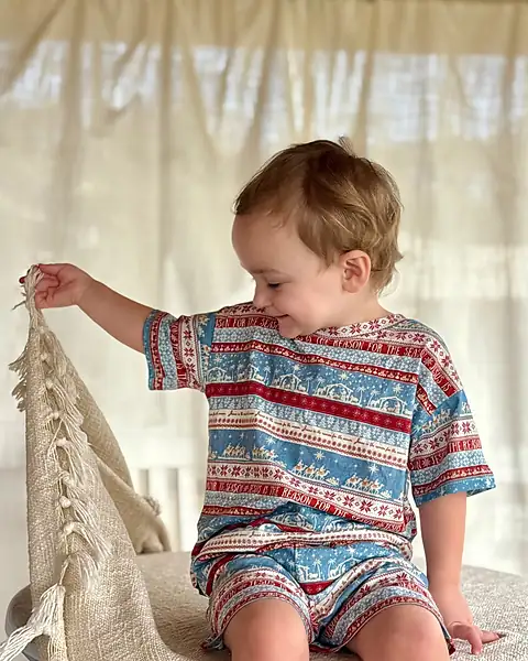 O Holy Night · Children's T-Shirt & Shorts Set · Cotton