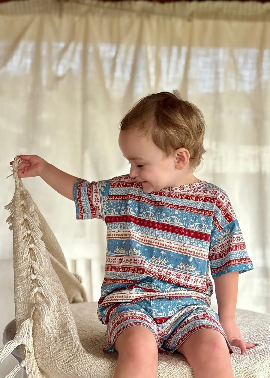 O Holy Night · Children's T-Shirt & Shorts Set · Cotton