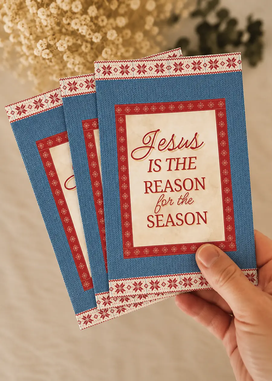 O Holy Night · Christmas Card, product mock-up 1 of 2