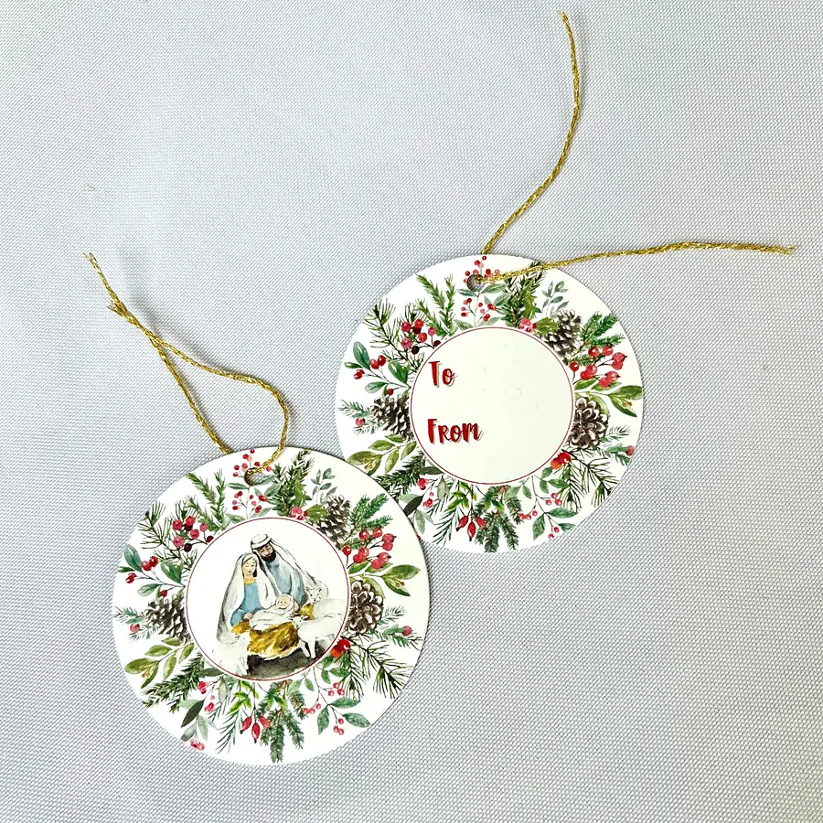 O Holy Night Gift Tags, photo 2 of 3
