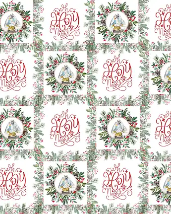 O Holy Night · Wreaths Wrapping Paper