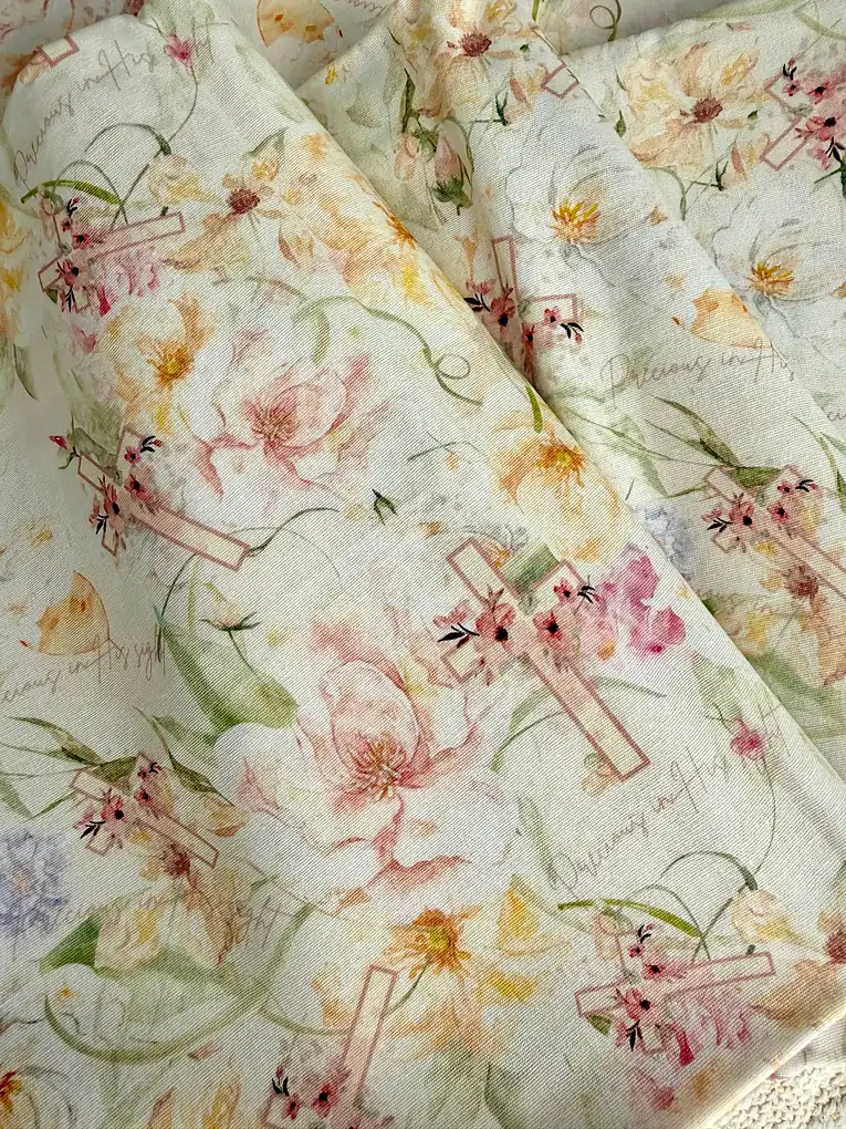 Precious in His Sight · 100% Cotton Fabric, Sold Per 1/2 Metre, photo 2 of 2