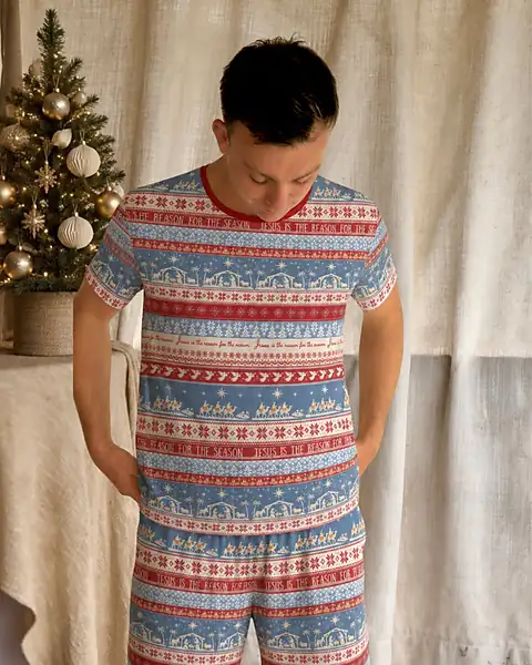 Unisex · O Holy Night · T-Shirt & Shorts Set · Cotton